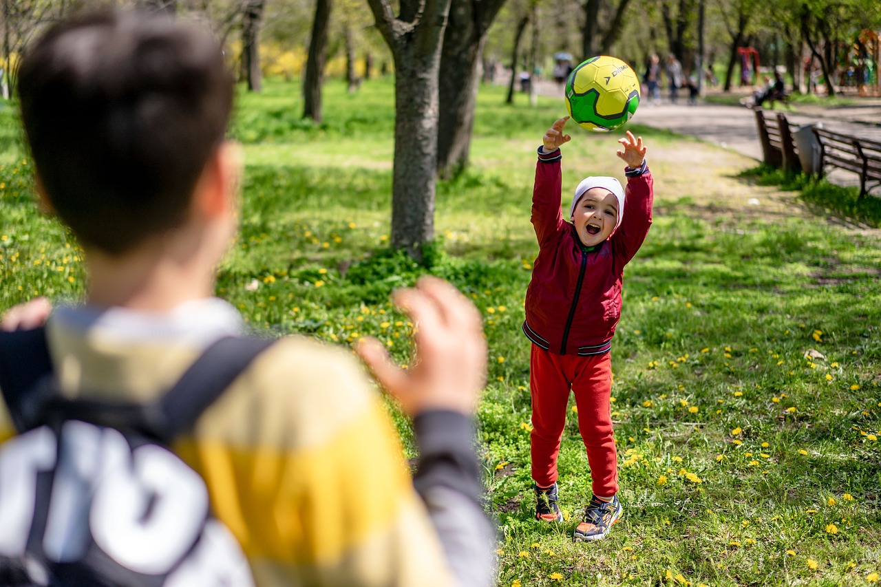 Kinderen in de park